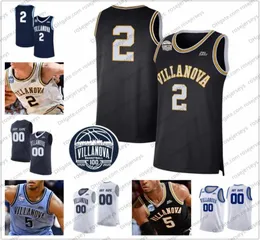 Custom 2021 Villanova Wildcats Basketball 2 Коллин Гиллеспи 24 Иеремия Робинсонеарл 5 Джастин Мур 14 Калеб Дэниелс Мужчина Юноша J7320770