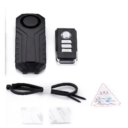 Kits ampand e motocicleta impermeável motocicleta de bicicleta elétrica Segurança anti -Lost Wireless Control Remote Vibration Detector Alarm alarme