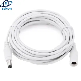 Materiał DC Kabel przedłużaczy 3M 5M 10M 20M 30 m 50 m 2,1 mm x 5,5 mm samica na męską wtyczkę dla zasilacza napędowego 12 V