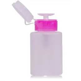 Refillerbar kosmetisk flaskluftstryckpump Dispenser Nagellack Remover Cleanser Container Manicure Makeup Tool 60/150 ml