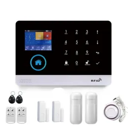 Kits PG103 Home Burglar Security Alarm System 433MHz WiFi GSM Alarm Wireless Tuya Smart House App Control Smart Life Home Accessory