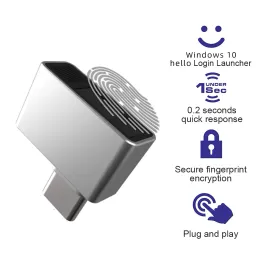 スキャナーUSBフィンガープリントリーダーボアWindows 10ハローラップトップPCコンピューターTypec Biometrische Scanner OnderSteuning Vingerafdruk + Smart ID