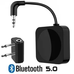 アダプターBluetooth Transmitter 5.0 Aptx Low Latency A2DP RCA Airplane Music TV TransmitterデュアルリンクワイヤレスAUXステレオオーディオアダプター