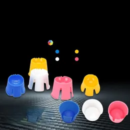 Nuove 2024 10pcs 4 colori Miscelatura dentale usa e getta tazze auto-solidificanti tazze che mescolano la ciotola mini utili strumenti del dentista1.per la miscelazione dentale