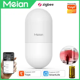 탐지기 Meian Tuya Zigbee Human Motion Sensor Smart Home PIR 모션 센서 감지기 Alarm Security Smart Life는 Zigbee Gateway와 함께 작동합니다.