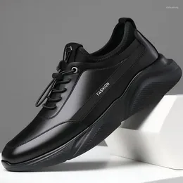 Casual Shoes Genuine Leather Men's Business Plush Cotton Schuhe Mann Schoenen Heren Zapatos De Cuero Hombres