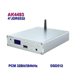 Sprzęt AKM AK4493 DAC JRC5532 Bluetooth DAC Board HiFi USB Dekoder dźwięku 32bit/384 kHz DSD DSD512