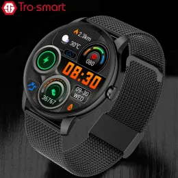 Смотреть Trosmart Z2 Smart Watch Men Women Women Bluetooth Call Full Touch Screen Sport Fitness Wath