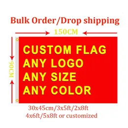 Custom Flag 3x5/2x8/4x6/5x8ft jede Größe Banner fliegen kostenlos Design Polyester Sportwagen Dekor Home Geschenkparty Wohnheim in Indoor Outdoor 240322