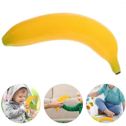 Decoração de festa bebê brinquedo de brinquedo simulado sandbox shaker instrumento maracas alimentos plásticos em forma de fruta percussão para criança