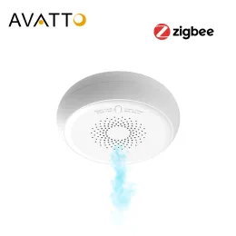 Детектор Avatto Tuya Zigbee Gas Detector Sensor, Smart Home Security Security System Smart Life Приложение для работы с Tuya Zigbee Gateway Hebway