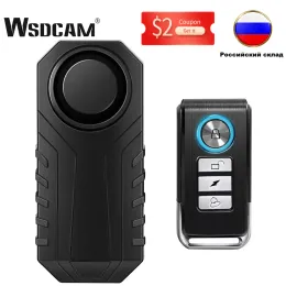 Kits WSDCAM Fahrrad Alarm wasserdichte Fernbedienung Motorrad Elektroauto Sicherheit Anti Lost erinnern Vibrationswarnung Alarmsensor