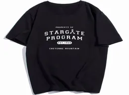 Mens Stargate Thirts Proprietà del programma Stargate Tshirt Shirt Graphic Shirt Man Summer Overtize Over Outshize Tshirt3247199