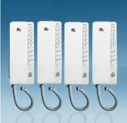 Intercom Новое прибытие высококачественного домашнего безопасности система System 4way Wired Interphone, встроенные антисидзоны схемы.