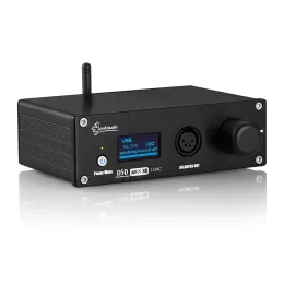 Amplifier Leaf Audio USB DAC Förstärkare Dual 9038Q2M avkodare CSR8675 Bluetooth 5.0 Mottagare SPDIF COAXIAL OPTICAL IIS APTXHD LDAC