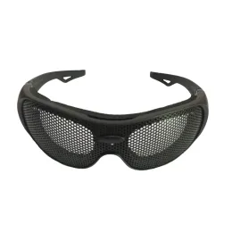Eyewears Outdoor Antishock Gläses Sicherheitsbrillen Eisen -Maschenbrille für CS Outdoor Gaming -Fans