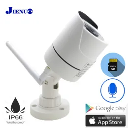 كاميرات WiFi كاميرا IP 1080p 960p 720p الصوت في الهواء الطلق CCTV الأمان HOM HD مراقبة مضادة للماء الأشعة تحت الحمراء كاميرات Jienuo