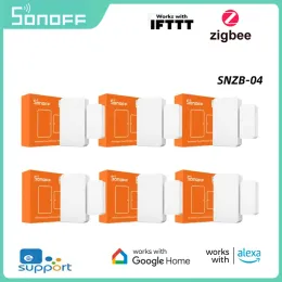 Detector SONOFF SNZB04 Zigbee Door Window Alarm Sensor For Smart Security EWeLink App ZBBridge Required Work With Alexa Google Home