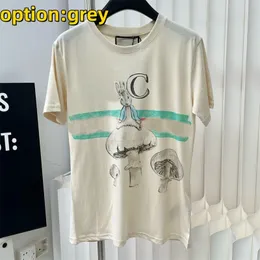 Bayan Erkek Tasarımcıları Tişörtler Kadın Tişört Kadın Tshirt Yaz Tee Pamuk Moda Mektubu Baskı Kısa Kollu Lady Tees