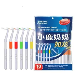 Dental Floss Safety Toothpick Oral Cleaning Dental Floss Stick Disposable Bow Floss Toothpicks With Thread Table Bar