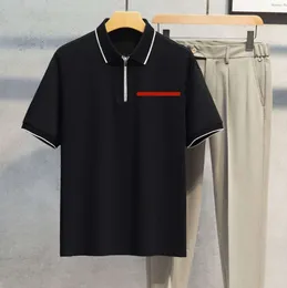 Erkek Moda Polo Gömlek Lüks İtalyan T-Shirt Kısa Kollu Gündelik Yaz T-Shirt Sıradan Tişört Tişört Tişörtleri Tops 1125ess