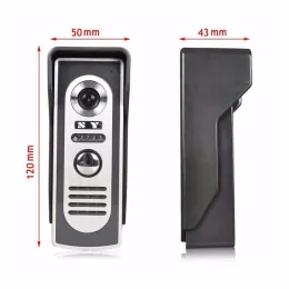 Intercom Sysd Video Door Porta Intercom Video Video Camera Entrance Telefono per esterni con Vision Night Vision Waterroof Videoeye