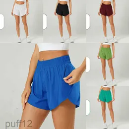 Lu Inch Short 5 Sports Fitness Fitness Hotty Hot Yoga Abiti per la palestra casual Shorts sciolti con zipper tasca estiva Jogger Atletico Pantaloni per binari a secco veloce 3G0J 5Hu8