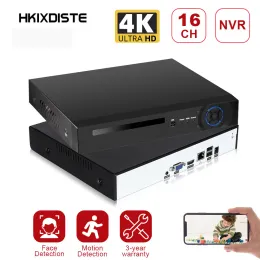 مسجل Hkixdist 4K NVR H.265 HEVC 16CH NVR DLA 8MP/5MP/4MP/3MP/2MP IP KAMERA MENTER