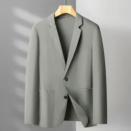 Herrenanzüge hochwertige Mode hübscher Sommersonnenschutz kleiner Anzug mittleren Männer mittleren Alters 2024 Koreanische Version Sehr dünne Jacke