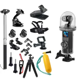 Monopodi 20 in 1 Accessori a guscio impermeabile set vite base a bastoncino di galleggiamento per gimbal per telecamera tascabile DJI Osmo