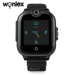 Watches Wonlex Smartwatches Kids 4G GPS Tracker SOS Monitor Baby Watch iOS Android KT13 Antilost Positionering Telefon Child Camera Clock