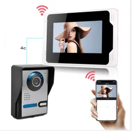 INTELTOM VIDEO DOOR INTELFIN SYSTEM SYSTER KIT WIFI فيديو Doorbell Phone Phone Rainproof Call Camera for Home Villa Building Apartment