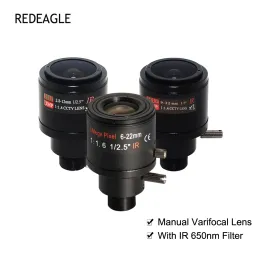 Teile HD 2,812 mm/922 mm/5MP 622 mm Varifokal CCTV -Objektiv 650 nm IR -Filter M12 MOUND SCHREIBUNG FOCUS ZOOM für CVBS AHD TVI -Überwachungskamera