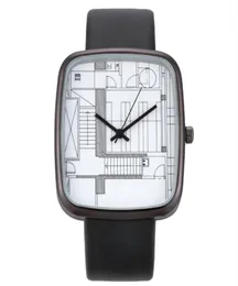 Creative Art Simple Dial Cwp Quartz Women Watch Wish Wish Fashion прямоугольные часы диаметром 36 мм изящные наручные часы7621900