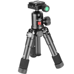 Monopods Neewer 20 inç mini tripod 360 ﾰ top kafalı kamera, 1/4 "ARCA tipi hızlı serbest bırakma plakası ve taşıma çantası