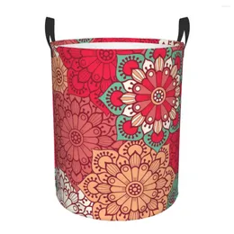 Laundry Bags Mandala Flower Deanfun Colorful Hamper Large Clothes Storage Basket Toys Bin Organizer For Boy Girl
