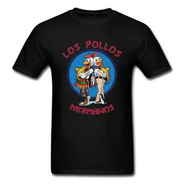 Tshirt Hermanos Los Pollos Hermanos Maglietta Maglietta Fashion Breaking Bad Shirt Fratelli di pollo Tee Hipster Abiti di cotone Funny 2106232500434