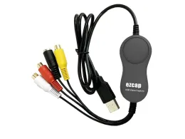 Карты USB -видео -карта DVD VHS DVR AV CVBS SVIDEO Аналоговое видео -рекордер Grabber для цифрового преобразователя для Windows 10/8/7 Mac OS