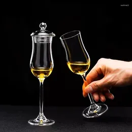 Vinglas 8 färg 100-200 ml whisky premiumsmakande glas tulpan bägare vodka taster professional set sniffing cup röd