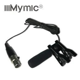 Mikrofoner långsiktiga soundabsorbering !! Professionell Lavalier Lapel Microphone Condenser Mic för Shure Wireless sändare 4 Pin XLR TA4F