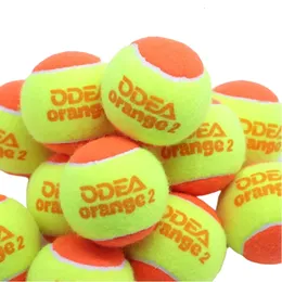 Kids Tennis Ball Orange ODEA Professional 50 Low Compression ITF Approved Mini 51020Pcs for Children Beginner Training 240329