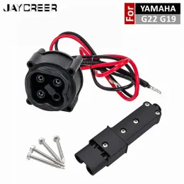 Gloves Jaycreer 48v Dc Charger Plug for Yamaha Golf Cart Electric G19 & G22 20112017