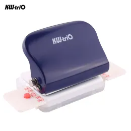 Kurutucular Kwtrio A4 A5 B5 6HOLE KAĞIT KAĞIT PUNCH Handhel Metal Del Puncher 5 Sayfa Kapasite 6mm Defter Scrapbook Günlüğü Planlayıcısı