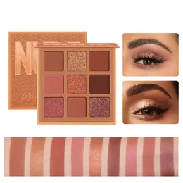 Palette di ombretti in modalità 9 kleuren opaco oogschaduw palette glitter oogschaduw trucco naakt make set corea cosmetica