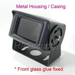 Accessories security surveillance camera metal housing / casing for car camera ( X38 ) optional LED light