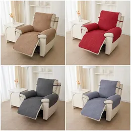 Chair Covers Quilted Recliner Slipcover Waterproof Anti Slip Dogs Pet Kids Sofa Cushion Cover Armchair Furniture Protector Couch Pad