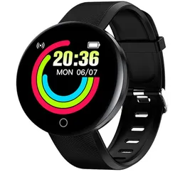D18S Watch Smart Round Round Blood Rate Monitor Men Fitness Tracker Smartning Android iOS Women Fashion Clock7490781