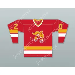 GDSIR Custom Wha 1976-77 Minnesota Fighting Saints Jack Carlson 20 Hockey Jersey Nuovo Top E-M-L-XL-XXL-3XL-4xl-5xl-6xl