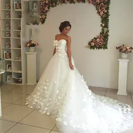 Abiti incredibili abiti da sposa a palla coltivata Butterfly Ultra Long Train Women da sposa formale abiti da sposa romantici abiti da sposa chic da sposa vestidos de noiva