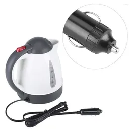 Garrafas de água 12/24 V Kettle de aço inoxidável 1000 ml aquecedor de caminhões de carro grande capacidade 250 W Coffee de chá rápido